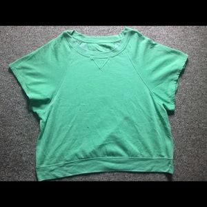 Green oversized Calvin Klein shirt